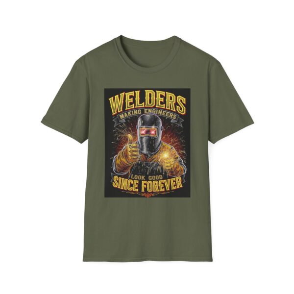 WELDERS: MAKING ENGINEERS LOOK GOOD SINCE FOREVER Welding T-Shirt, Funny Welder T-shirt, Cool Welder Shirt, Welding Gift Shirt, Engineer Humor T-shirt, Welder Dad Tshirt, Mechanic Work Shirt, Welding Themed Apparel - Image 5