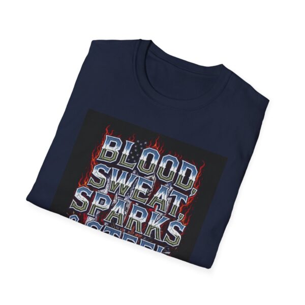 BLOOD, SWEAT, SPARKS & STEEL: AMERICA Welding T-Shirt, Funny Welding T-shirt, Cool Welding Shirt, Welder Gift Shirt, Welding Humor Tee, Mechanic T-shirt, Welding Society Shirt, Garage Work Shirt - Image 12