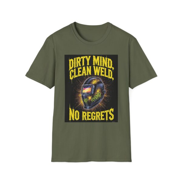 DIRTY MIND. CLEAN WELD. NO REGRETS. Welding T-Shirt, Funny Welding T-Shirt, Welder Humor Shirt, Clean Weld T-Shirt, Gifts for Welders, Welding Apparel, Cool Work T-Shirt, Welding Outfit - Image 5