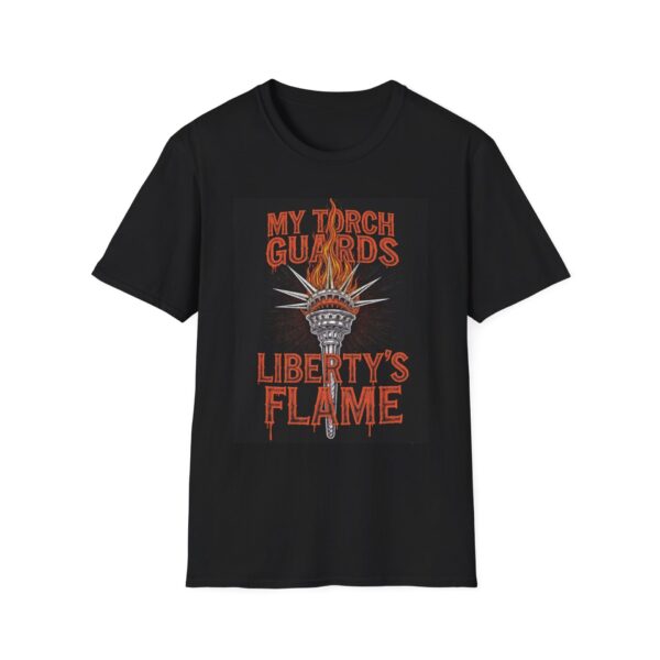 MY TORCH GUARDS LIBERTY'S FLAME Welding T-Shirt, Funny Welding T-shirt, Cool Welder Shirt, Liberty Themed T-shirt, Welder Gift Idea, Welding Apparel, Welding Graphic Tee, Mechanic Work Shirt