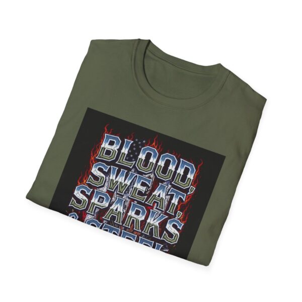 BLOOD, SWEAT, SPARKS & STEEL: AMERICA Welding T-Shirt, Funny Welding T-shirt, Cool Welding Shirt, Welder Gift Shirt, Welding Humor Tee, Mechanic T-shirt, Welding Society Shirt, Garage Work Shirt - Image 8
