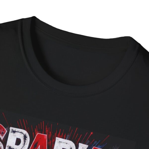 SPARKS FLY RED, WHITE & BLUE Welding T-Shirt, Funny Welding T-shirt, Cool Welding Tee, Patriotic Welder Shirt, Welding Gift Shirt, Red White Blue Tee, Welder Dad T-shirt, USA Flag Welding Shirt - Image 3