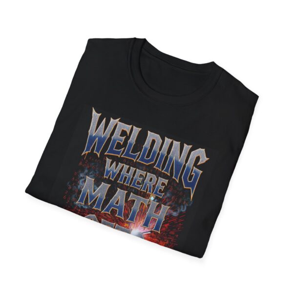 WELDING: WHERE MATH GETS HUMBLED Welding T-Shirt, Funny Welding T-shirt, Welders Gift Shirt, Welding Humor Tee, Mechanic T-shirt, Welding Graphic Tee, Workwear T-shirt, Welding Life Shirt - Image 4