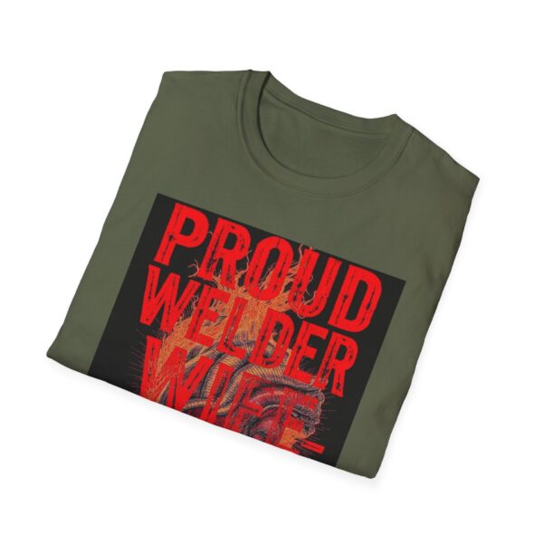 PROUD WELDER WIFE—BUILT TO BURN Welding T-Shirt, Funny Welder Wife T-shirt, Cool Welding Shirt, Welder's Spouse Tee, Gift for Welder Wife, Welding T-shirt for Women, Proud Welder Family Shirt, Welding Love Apparel - Image 8