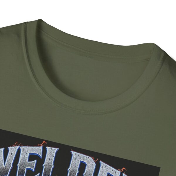 WELDER WIFE: BUILT TO LAST Welding T-Shirt, Funny Welder T-shirt, Cool Welder Shirt, Welding Themed Tee, Gift For Welder Wife, Mechanic Apparel, Work Shirt for Welders, Durable Welding T-shirt - Image 7