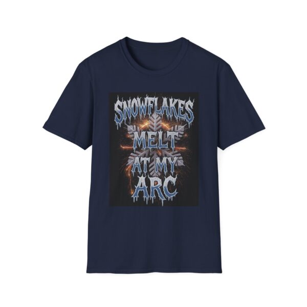 SNOWFLAKES MELT AT MY ARC Welding T-Shirt, Funny Welding T-shirt, Cool Welding Shirt, Welder Gift T-shirt, Arc Welding Tee, Men's Welding Apparel, Welding Humor Shirt, Welding Graphic Tee - Image 9