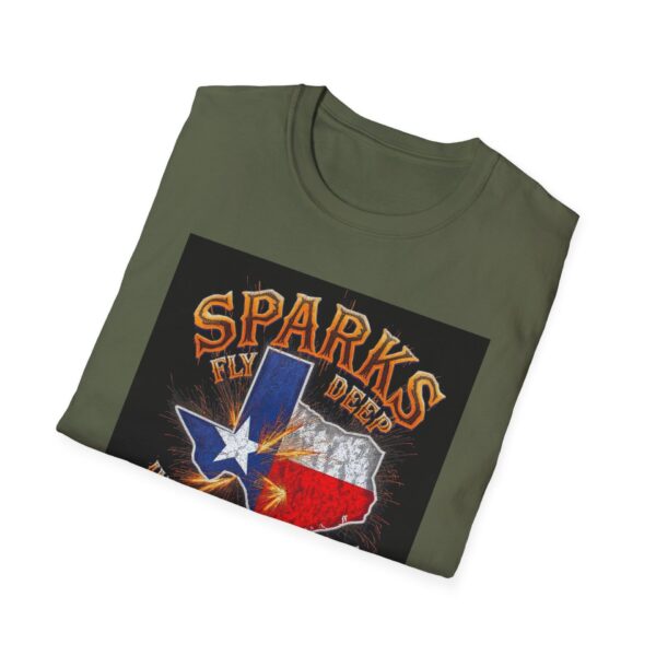 SPARKS FLY DEEP IN THE HEART OF TEXAS Welding T-Shirt, Welding Tshirt, Texas Pride T-shirt, Welder Graphic Tee, Funny Welding Shirt, Gift For Welders, Custom Welding T-shirt, Men's Welding Apparel - Image 8