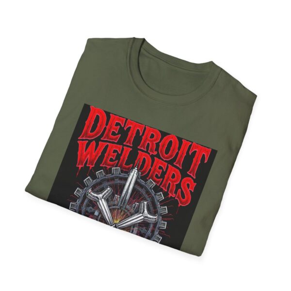DETROIT WELDERS—WE BUILD WHAT MOVES AMERICA. Welding T-Shirt, Funny Welding T-shirt, Cool Welder Shirt, Welding Gift Tee, Welder Dad Tshirt, Welding Enthusiast Shirt, Mechanics Work Tee, Custom Welding Apparel - Image 8