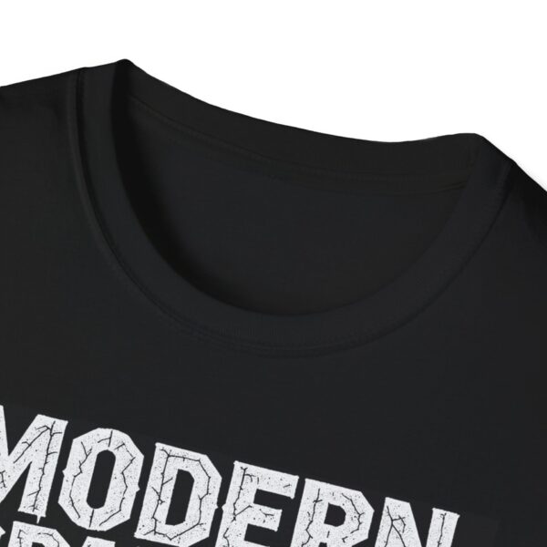 MODERN SPARTANS: OUR SHIELD IS STEEL Welding T-Shirt, Welding T-shirt, Cool Welding Shirt, Funny Welder Tee, Gift for Welders, Spartan Design T-shirt, Men's Welding Apparel, Tough Guy Work Shirt - Image 3