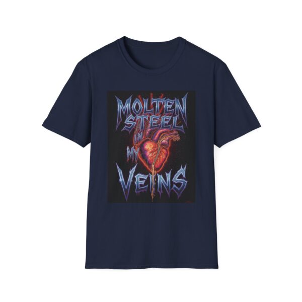 MOLTEN STEEL IN MY VEINS Welding T-Shirt, Funny Welding T-shirt, Cool Welding Shirt, Welder Humor Tee, Welding Gift For Him, Mechanic Graphic T-shirt, Welding Dad Shirt, Industrial Work Tee - Image 9