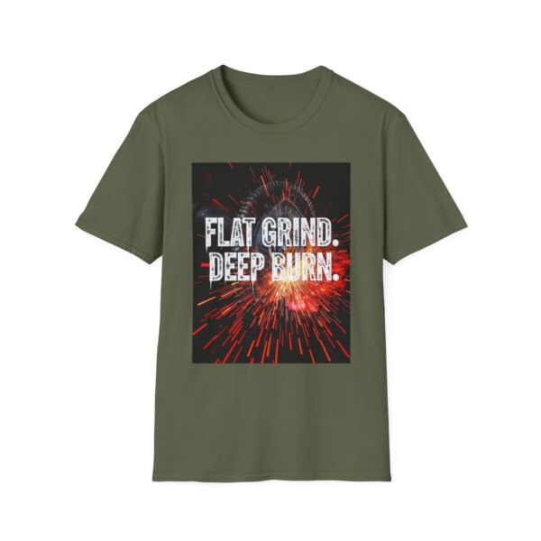 FLAT GRIND. DEEP BURN. Welding T-Shirt, Welding T-shirt, Welder T-shirt, Welding Shirt, Gift for Welder, Cool Welding Tee, Funny Welder Shirt, Mechanic T-shirt - Image 5