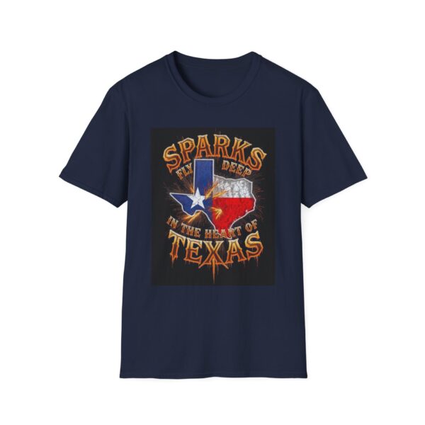 SPARKS FLY DEEP IN THE HEART OF TEXAS Welding T-Shirt, Welding Tshirt, Texas Pride T-shirt, Welder Graphic Tee, Funny Welding Shirt, Gift For Welders, Custom Welding T-shirt, Men's Welding Apparel - Image 9