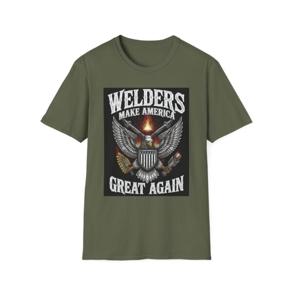 WELDERS MAKE AMERICA GREAT AGAIN Welding T-Shirt, Funny Welder T-shirt, Cool Welding Tee, Welder Gift Shirt, Welding Humor T-shirt, Welding Life T-shirt, Mechanic Tee, Work T-shirt - Image 5