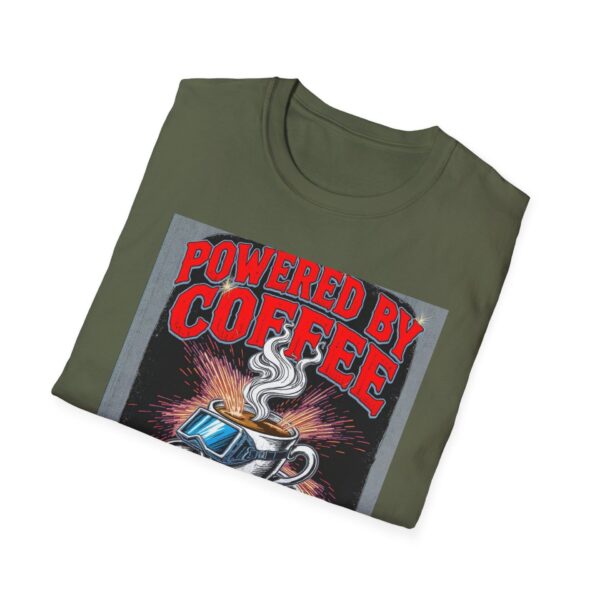 POWERED BY COFFEE AND WELDING FUMES. Welding T-Shirt, Funny Welding T-Shirt, Welding Humor Shirt, Coffee Lover T-Shirt, Welder Gift Shirt, Mechanic Job Shirt, Welding Graphic Tee, Unique Welding Apparel - Image 8